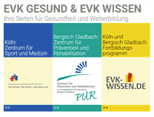 Tablet Screenshot of evk-gesund.de